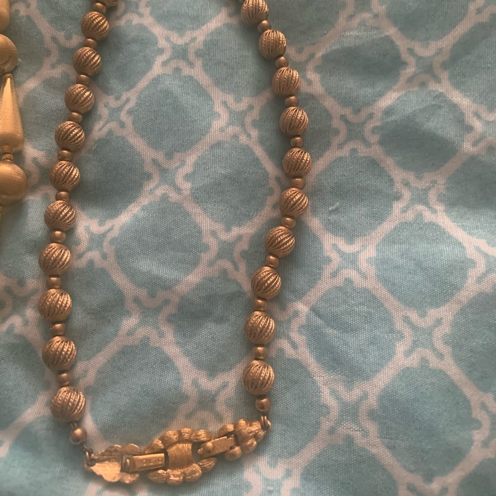 Necklace and beaded bracelets
